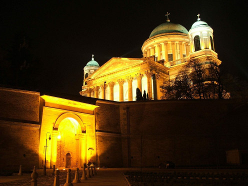 Esztergom Bascilica at Night