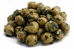 Olives add a lot of taste to the salad.
