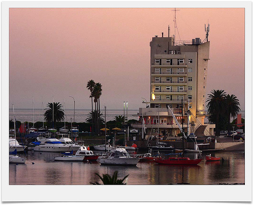 Buceo's harbour in Montevideo, Uruguay