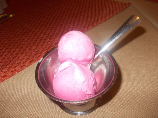 Strawberry Icecream.