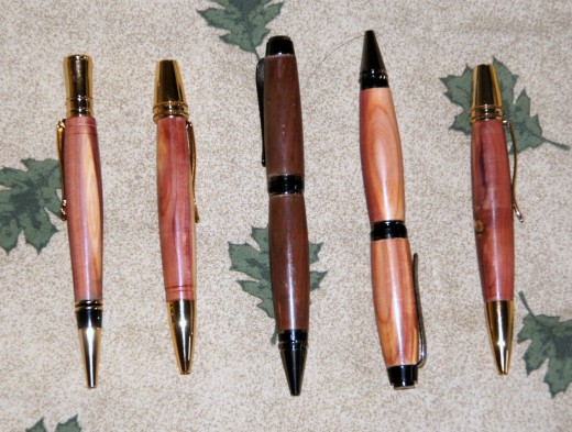 Completed pens