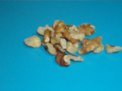 Walnut pieces