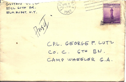 Actual Scan of The Envelope
