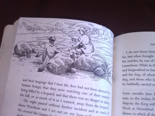 The sketches accompanying his writing