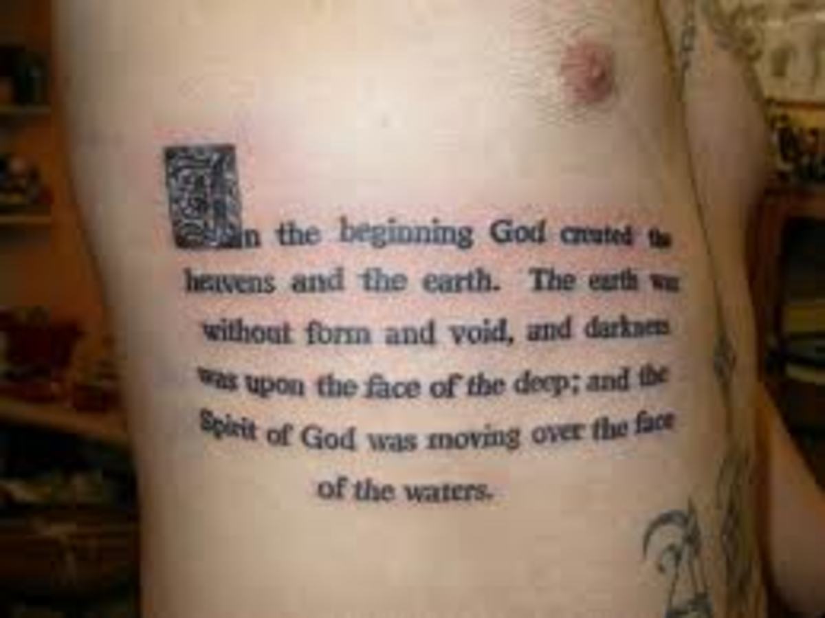 Biblical Side Tattoos