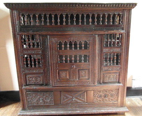 wooden chest at Samlesbury Hall
