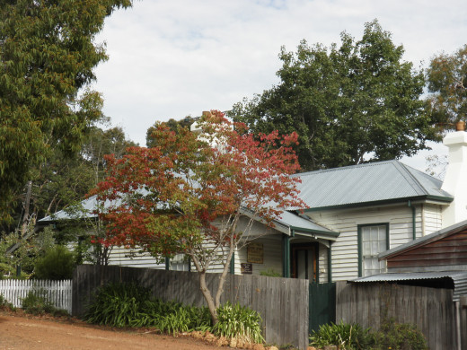 I am in the old timber town called Dwellingup.