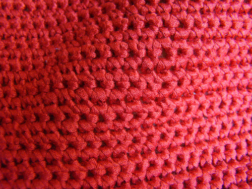 Single crochet swatch