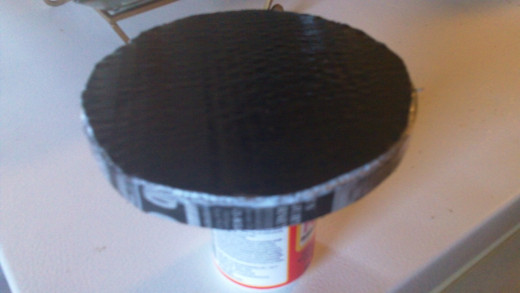Base painted and sealed with Mod Podge
