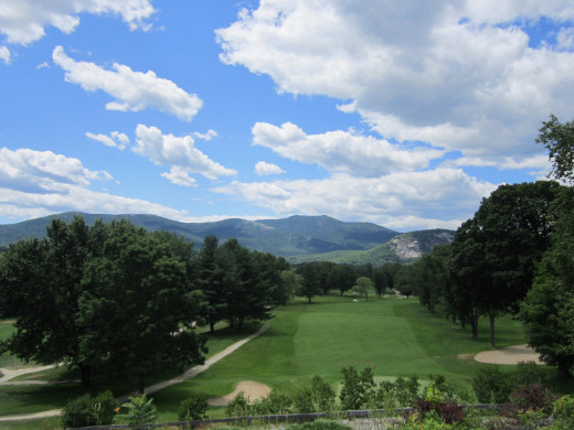 Golfing in North Conway's White Mountain Valley.