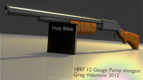 Try balancing the bible and a shot gun its very hard to do as a Christian.