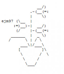 Romance in Email: ASCII Text Art Flowers