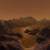 An Artists impression of the surface of Titan, complete with methane lake An Artists impression of the surface of Titan, complete with methane lake