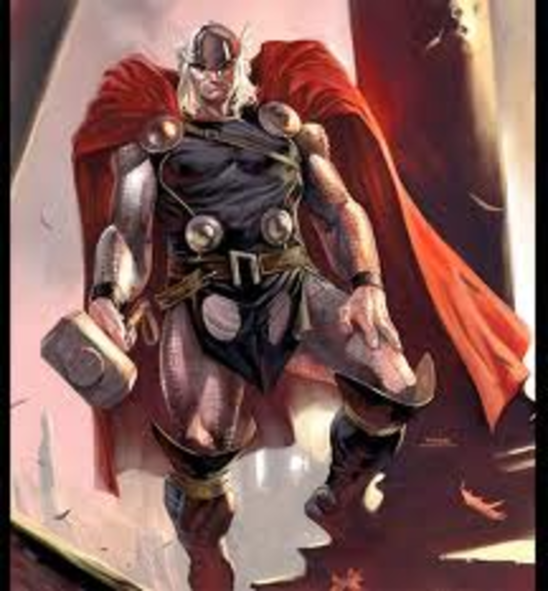 Thor the God of the Vikings is very powerful with his thunders and lightnings