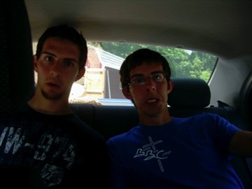 My Brother(left) and I(right) being goofy as usual