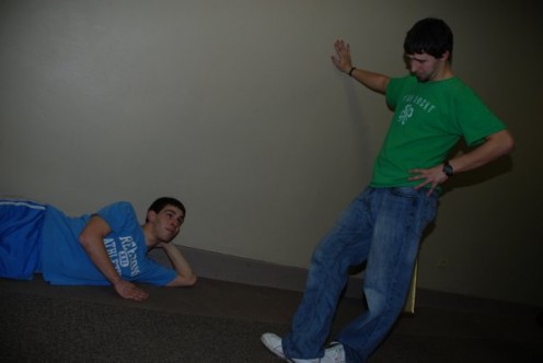 Josh(left) and Jon(right) just being our goofy selves!