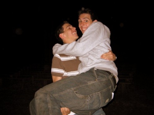 I am holding Jon! 