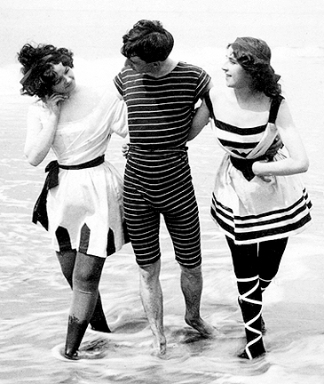 And here is some silly swim-wear I found earlier. I need those stripes in my life!