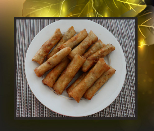 Delicious pork lumpia - yummy!