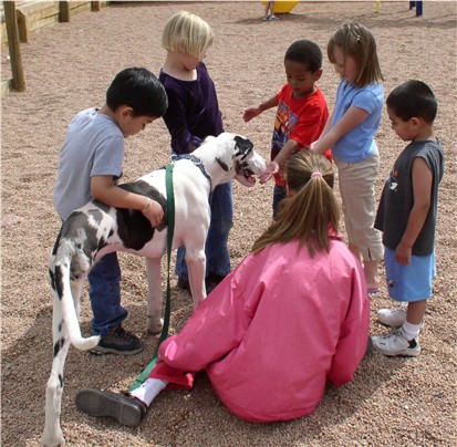 Pets help children with a variety of disabilities