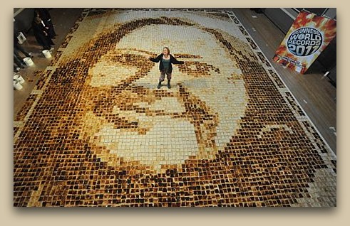 World's Largest Toast Mosaic