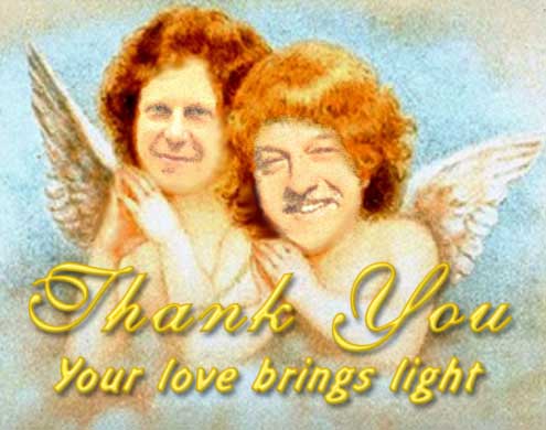 Misha and Mark as the Little Angels in my mind:)