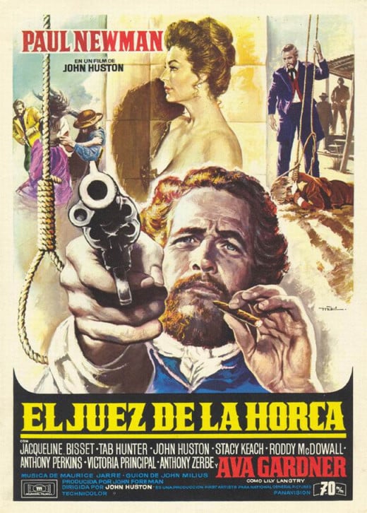 The Life and Times of Judge Roy Bean (1972) Spanish poster