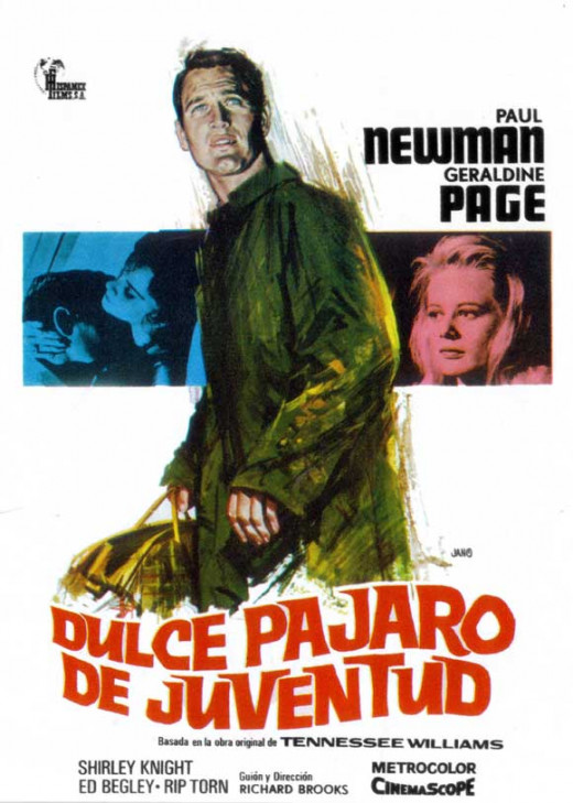 Sweet Bird of Youth (1962) Spanish poster