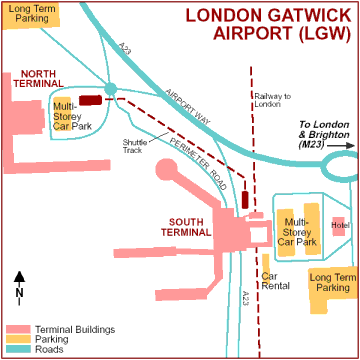 Gatwick airport in London
