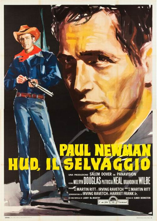 Hud (1963) Italian poster