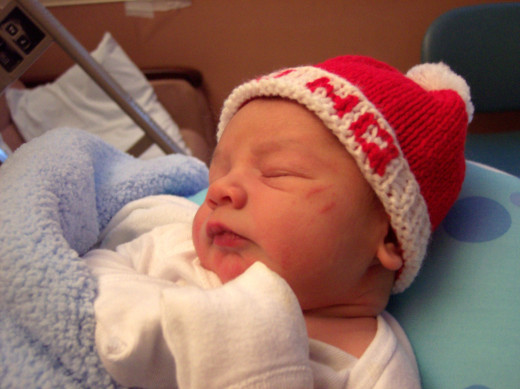 My first pregnancy was induced a day before my due date and a few days before Christmas.