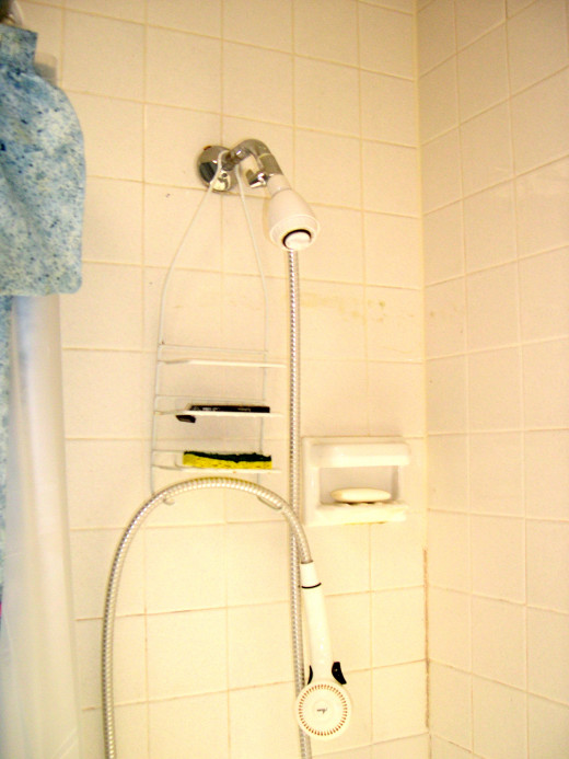 Wiping down shower walls helps control harmful mold.
