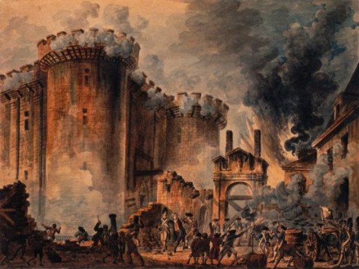 Storming the Bastille: An important development in the French Revolution, on which Dickens' classic tale is based.