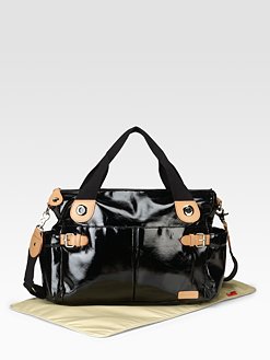 Storksak "Kate" patent leather bag