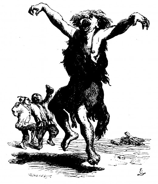 Sir John Gilbert: Caliban Dancing 