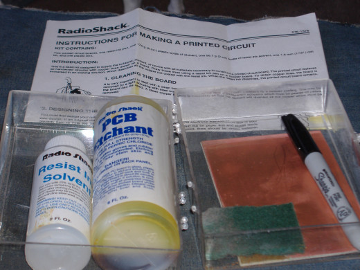 The kit that makes it all possible, this one happens to come from Radio Shack.