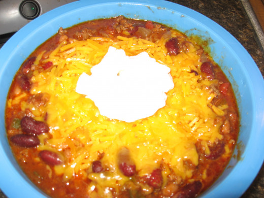 One of my quick and easy recipes - for chili.