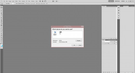 (3.) Select scanner and click 'ok'