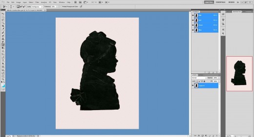 (12.) The captured image with all distractions removed.