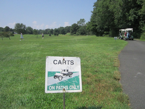 Please Read and Follow Cart Signs! We want to provide you with the Best golfing Experience...Please Do Your Part by Staying on Cart Paths! The Signs are there for a Reason! 