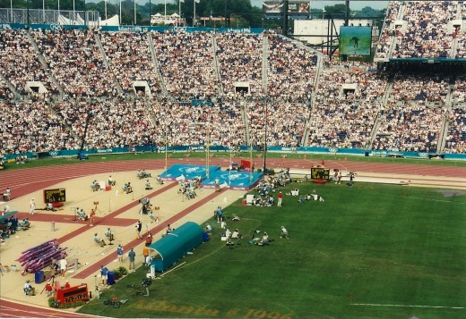 Atlanta Olympic  1996 crowd at Track and Field.