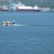 A float plane that has just landed A float plane that has just landed