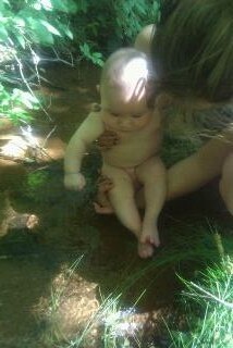 So his big sisters and his mom and brother and I Baptized him in pure Oak Creek Canyon stream. I do not know about your God but my love covered him as did his family.