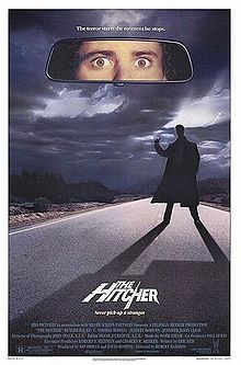 I met Eric Red, the writer of the movie The Hitcher. He and his crew took an instant liking to me and were fighting for my affections at all  of them as we shot the film and did Cocaine in the big warehouse closets on the set. He was very nice!