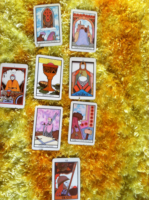 Tarot deck used: Aquarian Tarot by David Palladini