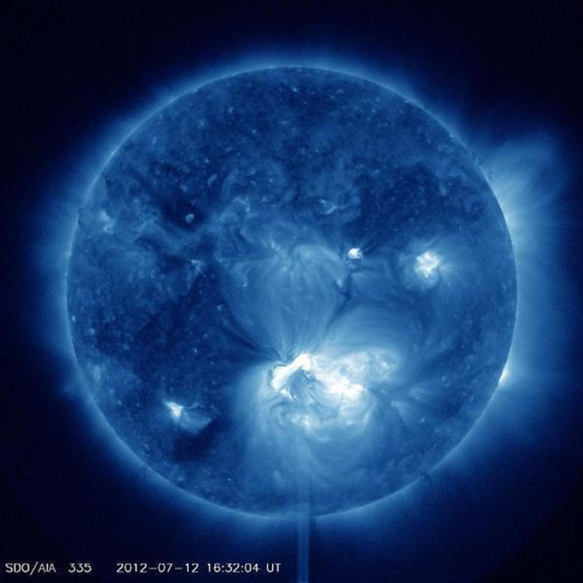 Will an increase in solar storms affect the Earth's ongoing climate change and polar shift?