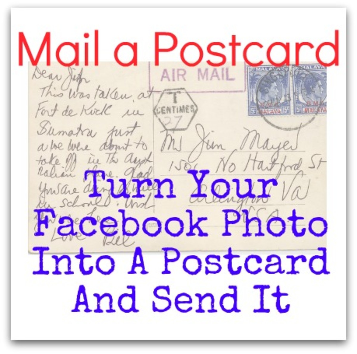 Facebook Photos: Mail a Postcard