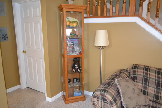 The kids enjoy displaying knick knacks in our curio cabinet we picked up from another freecycler