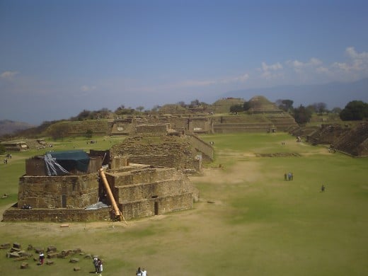 View across Main Plaza from the South Platform stairs (Observatory, System H, then North Platform)