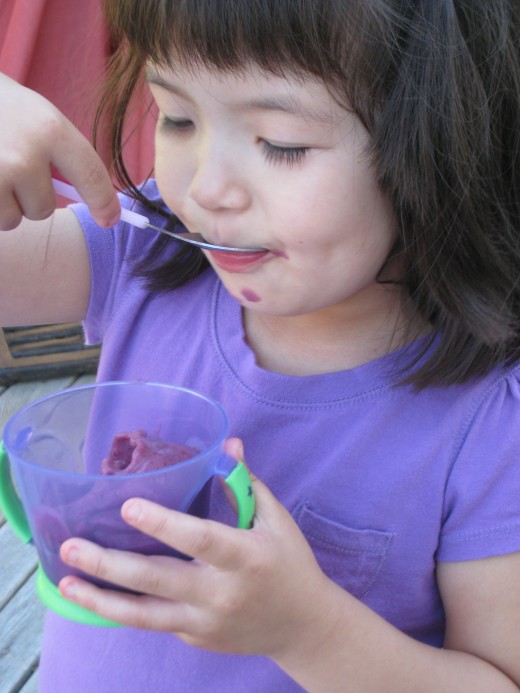 Some smoothies are so thick we eat 'em with a spoon! 